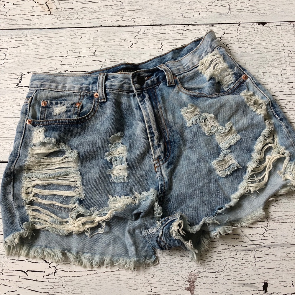 Jean shorts size large